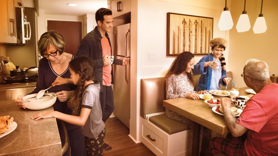 Uma grande variedade de acomodações